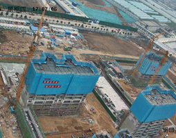 周口萬(wàn)科房地產(chǎn)樓盤借助開寧4K高清慢直播攝像機(jī)直播建造過(guò)程