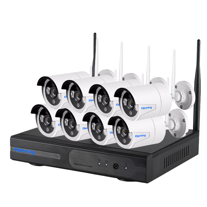 8路無線網(wǎng)絡監(jiān)控套裝 KN-NVR81-33