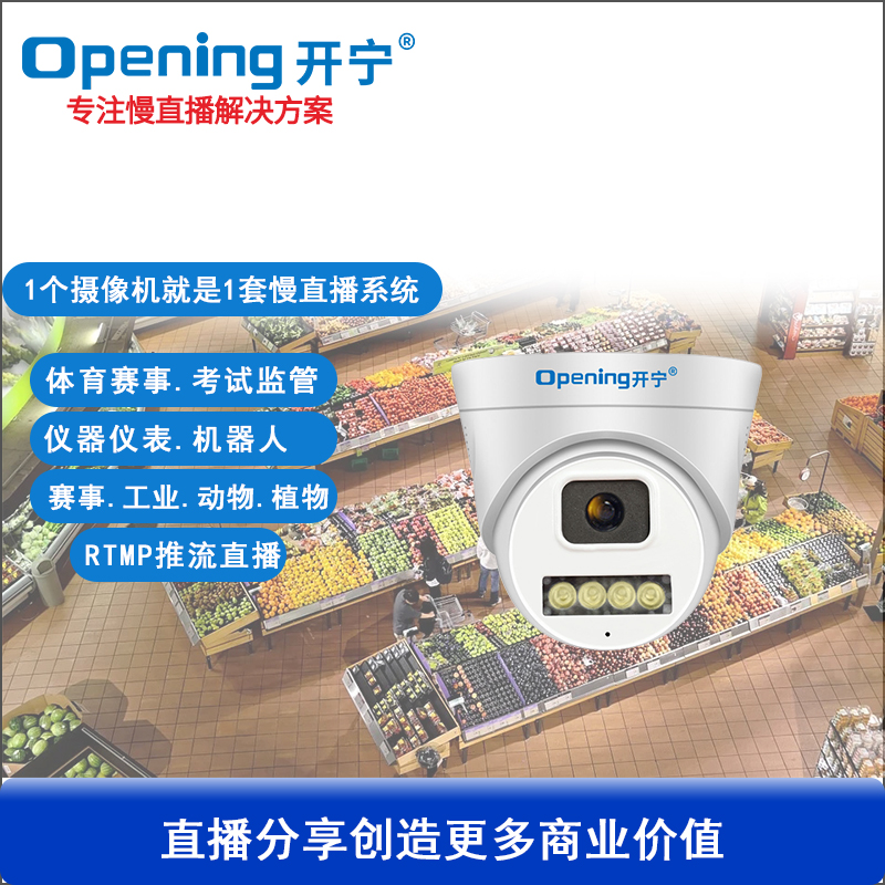 無畸變慢直播半球攝像機(jī)