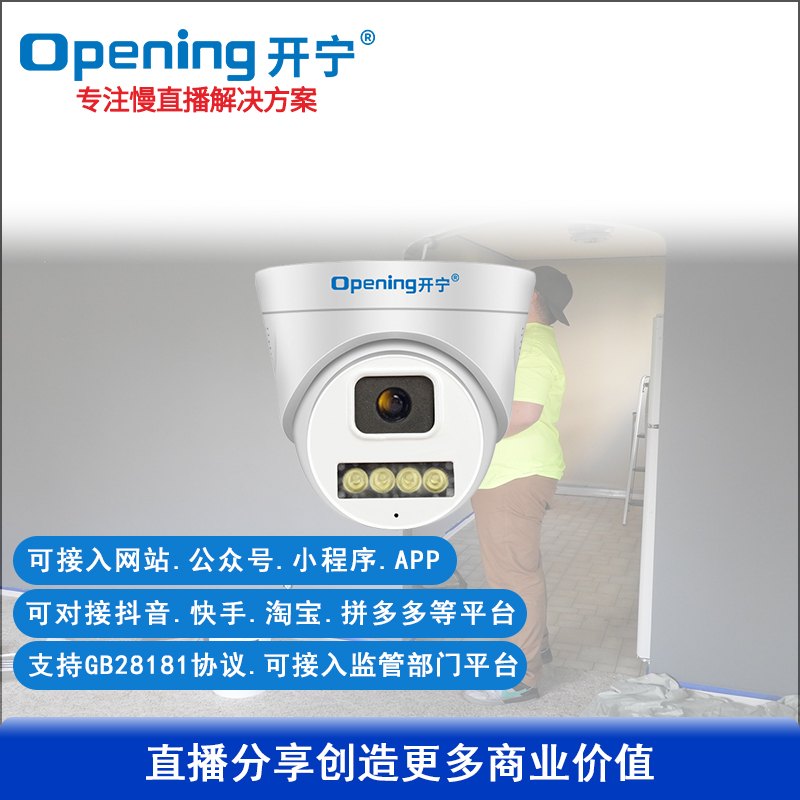 無畸變慢直播半球攝像機(jī)